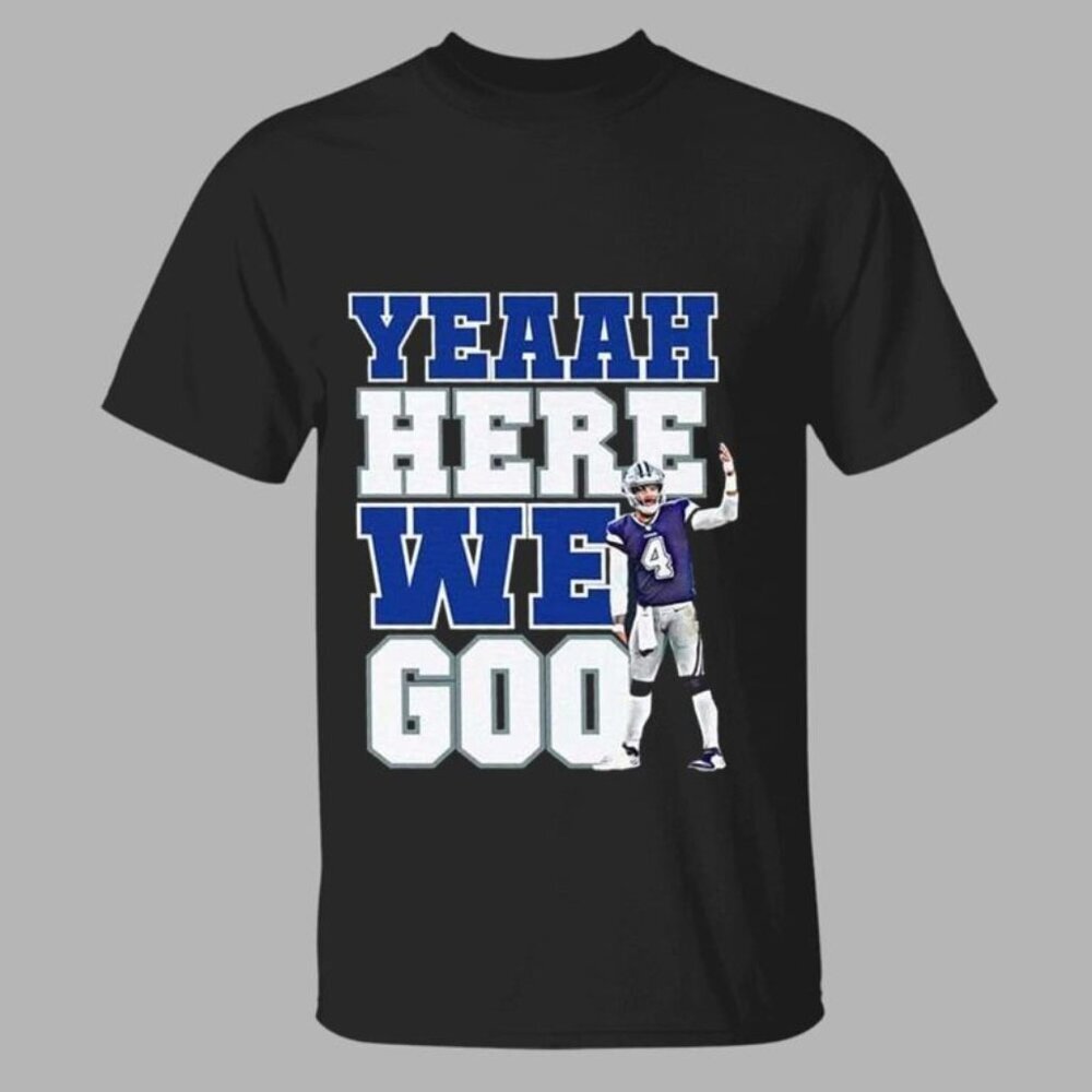 Dak Prescott Yeah Here We Go Retro Football Fan Collector Classic Game Day 05